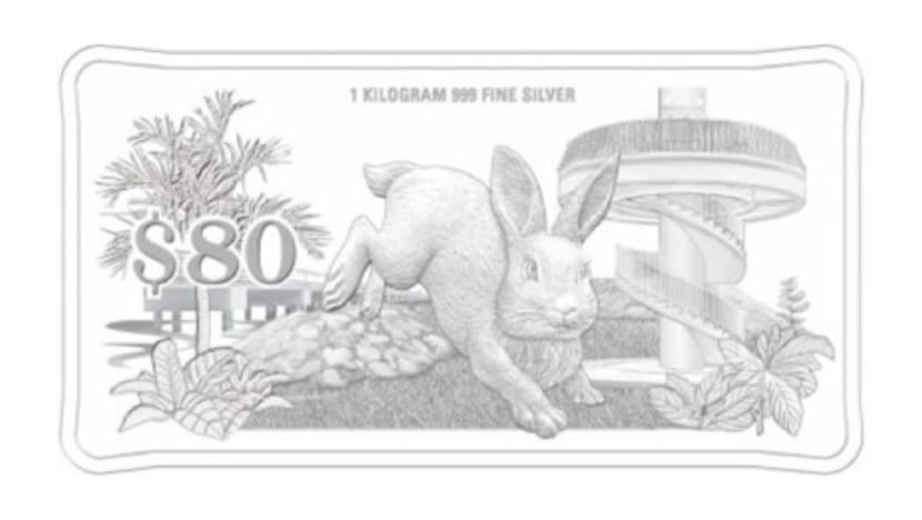 シンガポール　記念　Year of Rabbit シンガポール 記念コイン Year of Rabbit 500 Dollars (Year of